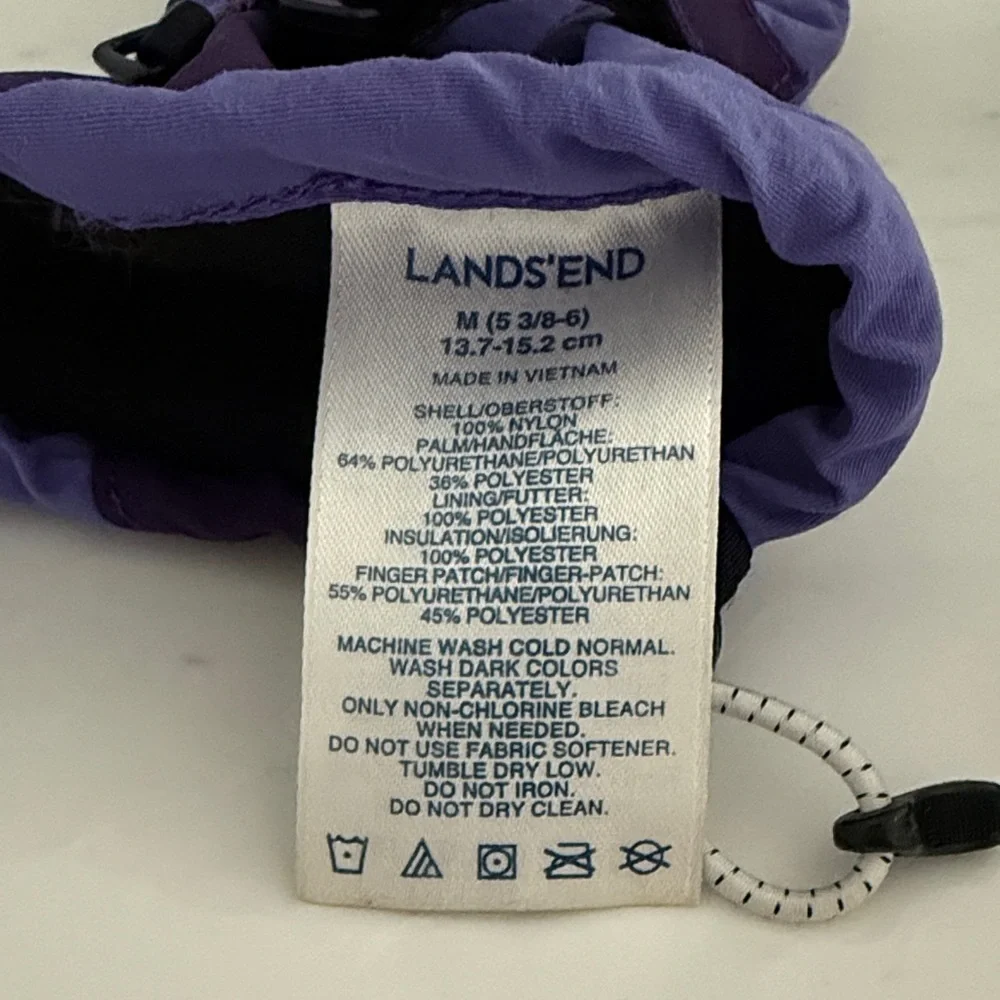 Land’s End Kids' Squall Two-Tone Purple Mittens